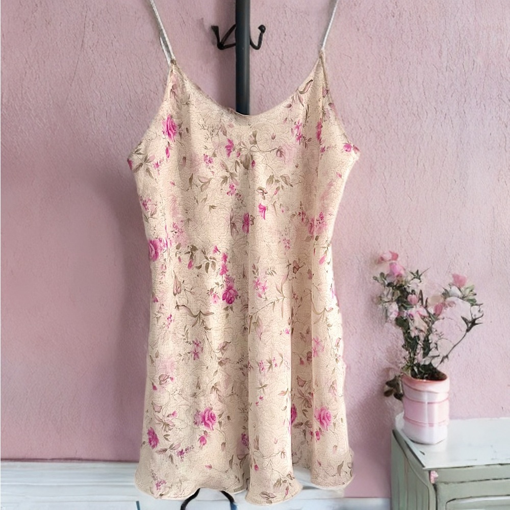 Oscar de la Renta Floral Slip Dress - Picture 7 of 7